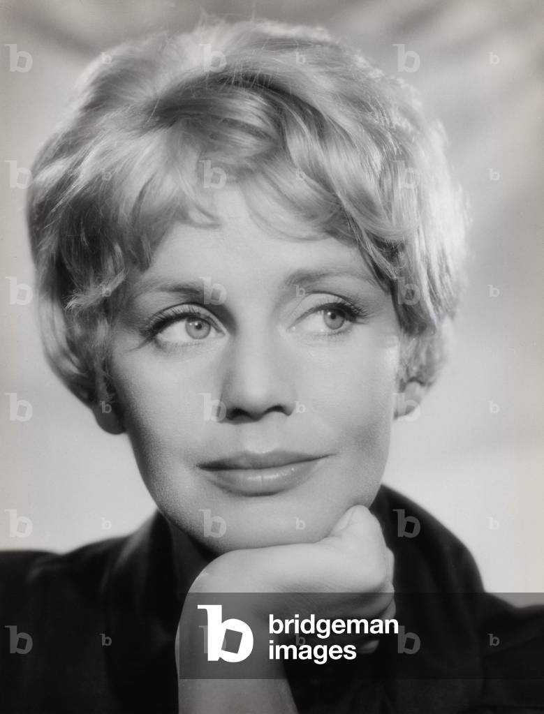 Österreichische Schweizer Schauspielerin Maria Schell, Deutschland Anfang der 1960er Jahre (s/w Foto)