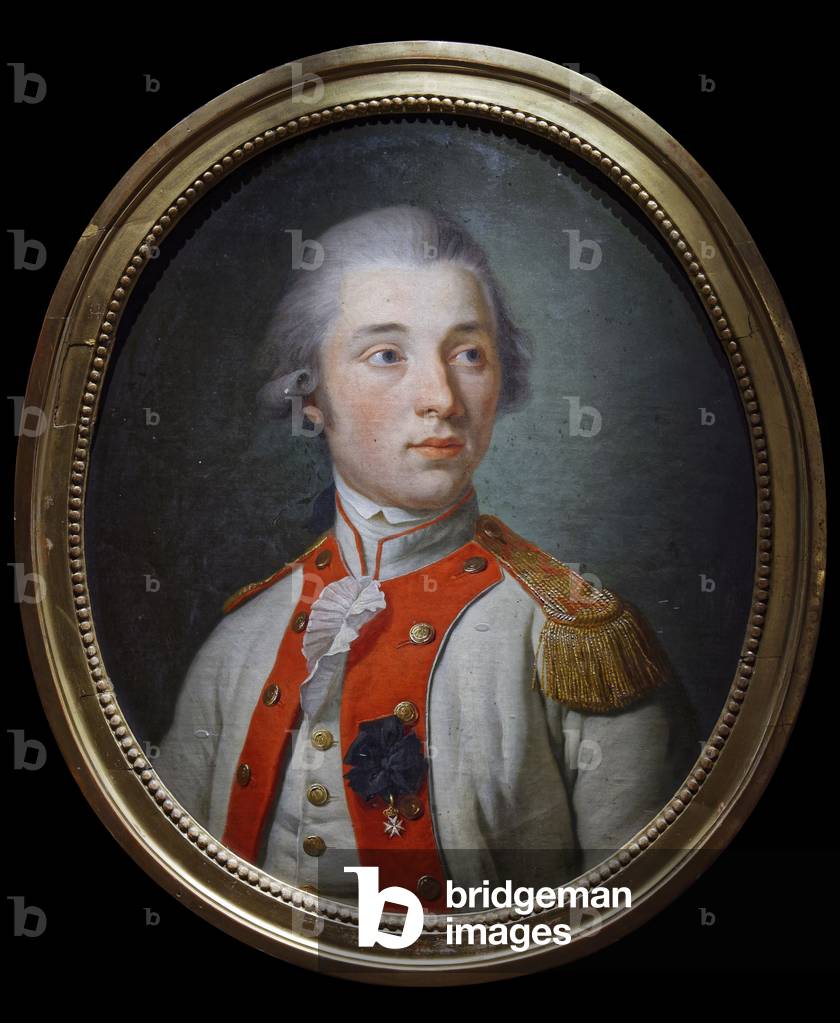 Lieutenant in the Artois Infantry Regiment, c.1780 (oil on canvas)