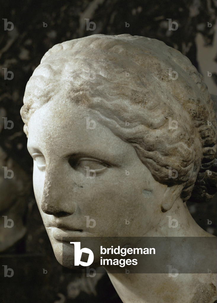 Image of Sculpture depicting Aphrodite - called Kaufmann Head … by Erich Lessing