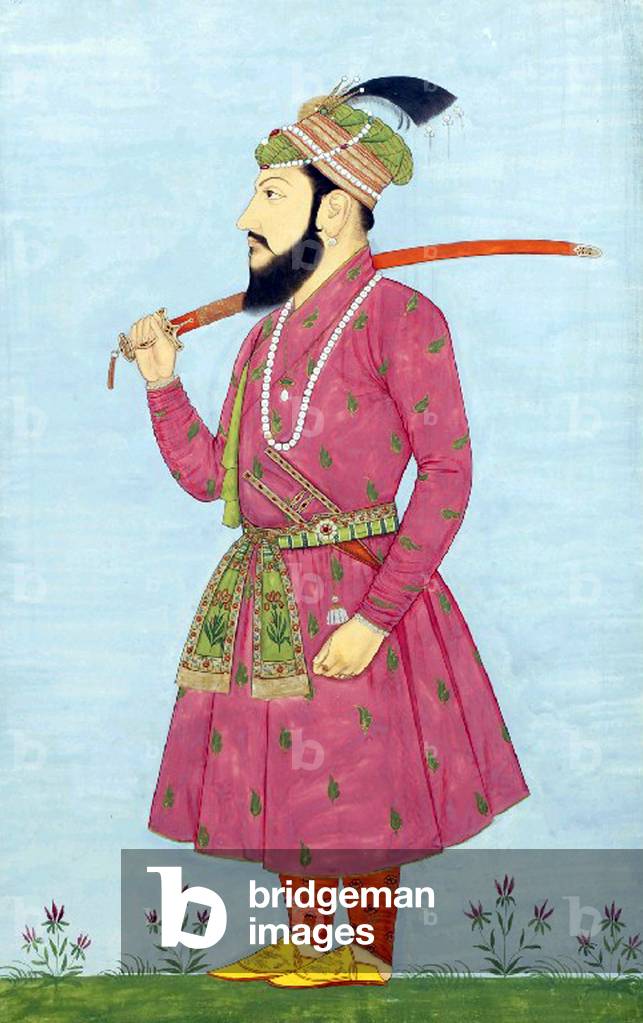 "India: Miniatura pittura di Shah Suja"