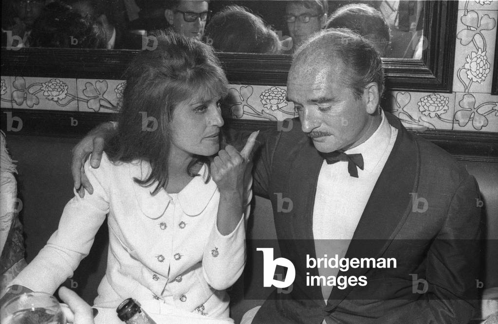 Immagine di Fotografia "Dalida e Eddie Barclay" 1964 di Giovanni Coruzzi, b/w