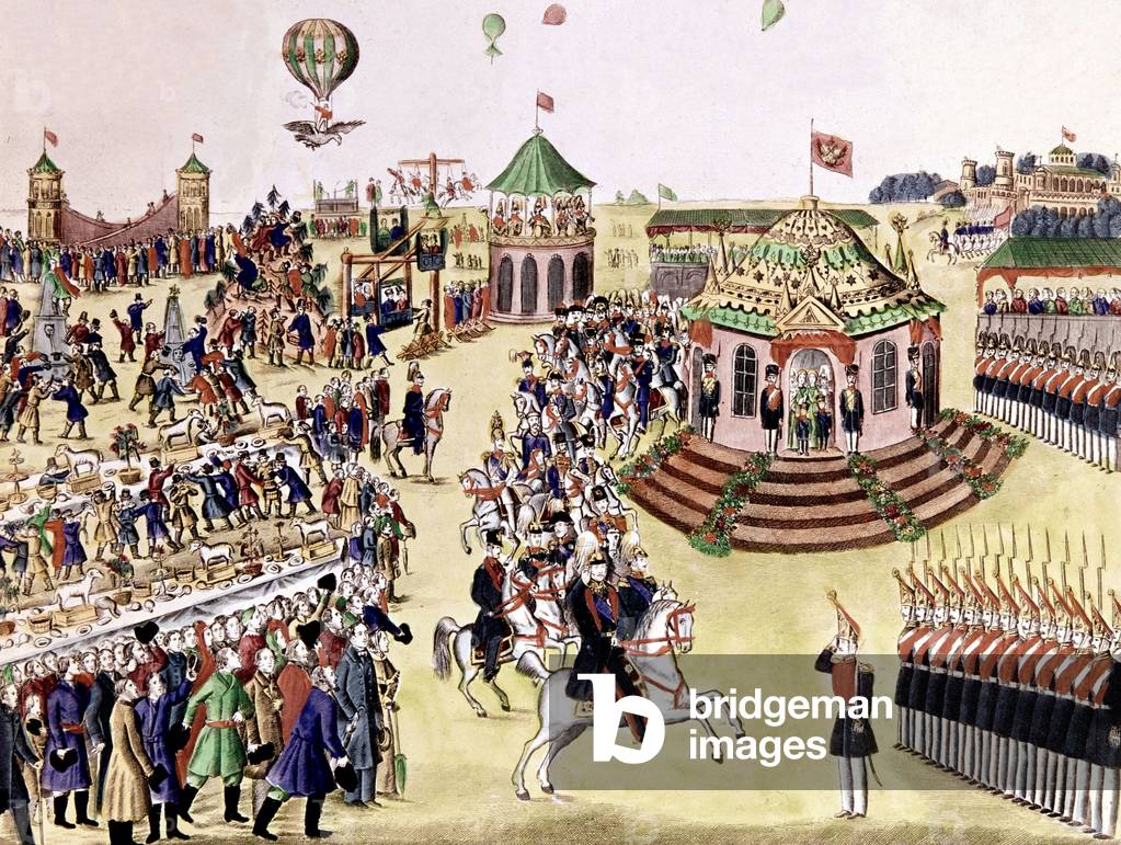 Immagine di Incisione "festeggiamenti per lo zar Alessandro II nel 1856" 1856