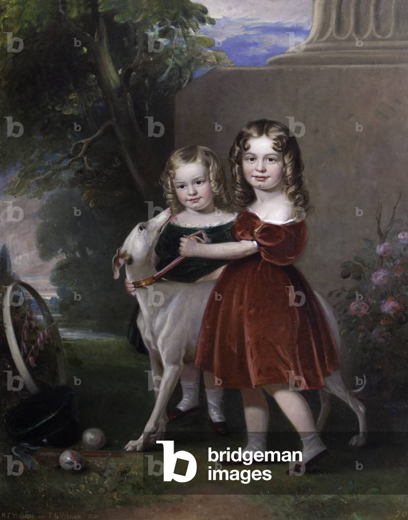 Image of Painting depicting Thomas Bowater Vernon (1832-1859) and his Brother by English Artist