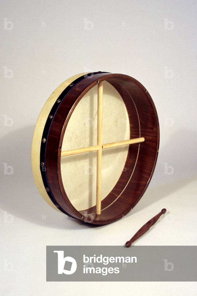 Bodhran avec bâton /