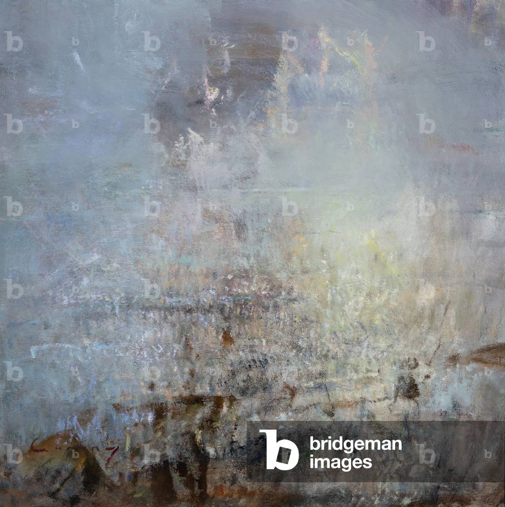 Bassa marea, Riflessioni, 2020 (olio a bordo)