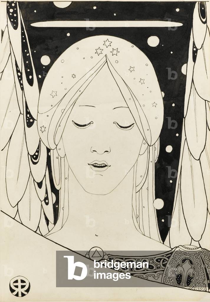 Image of Drawing depicting Nocturne 1902 by Robert Traill Rose, b/w
