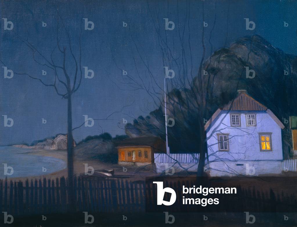 "La villa e il piccolo supporto" di Harald Oscar Sohlberg