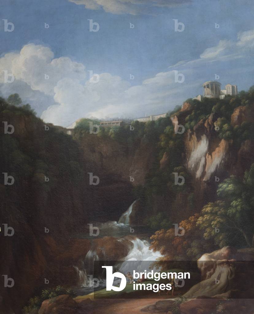 La Grand Cascade à Tivoli (dopo Giovanni Battista Busiri)