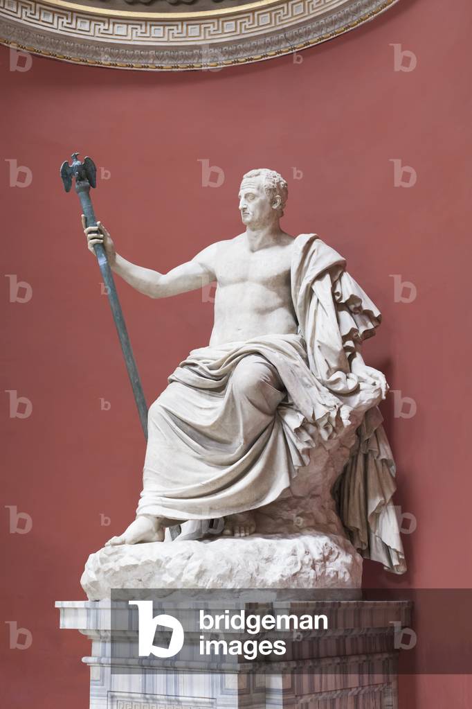 Statue of the emperor Galba, first century BC, Vatican museums, Rome, Italy