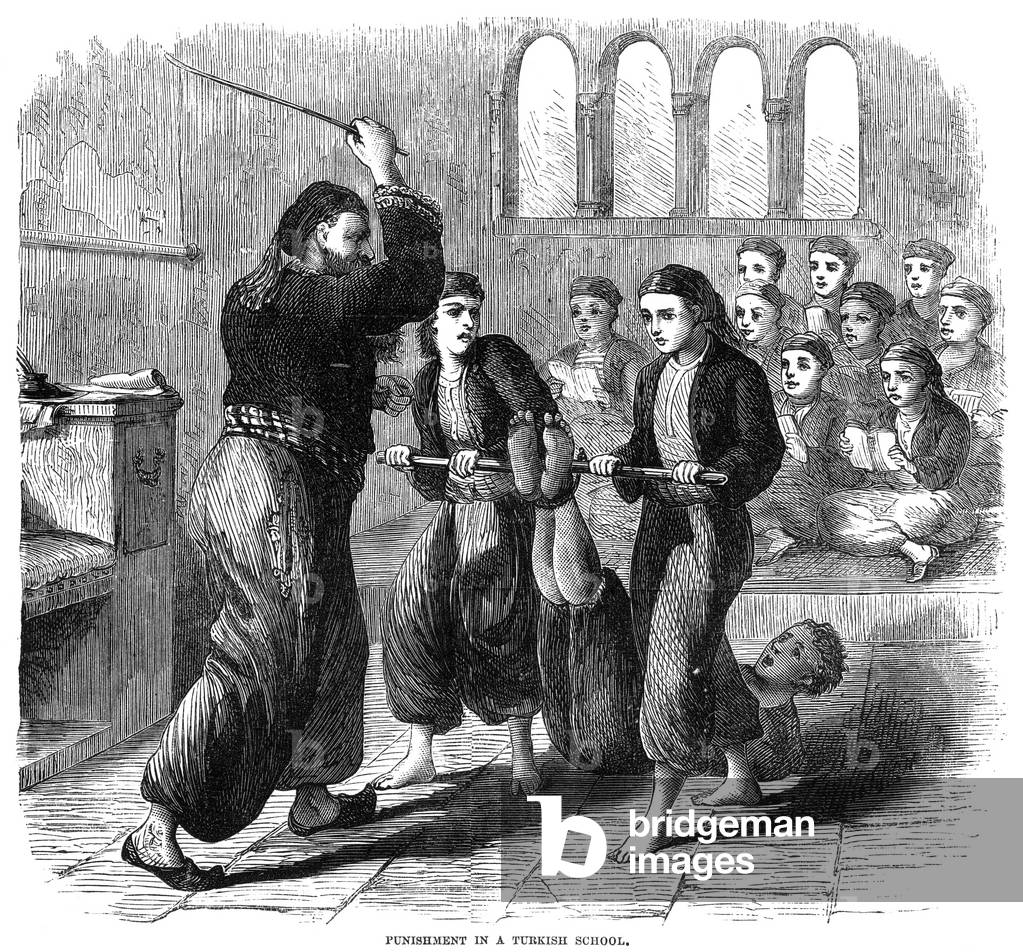 Image of TURKEY ELEMENTARY SCHOOL Punishment in a Turkish school. Wood