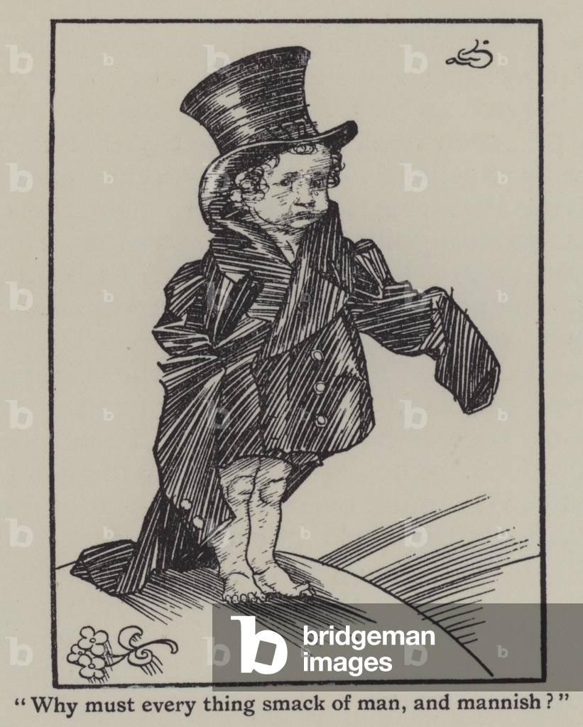 Bild von Druck "Illustration für die Essays of Elia von Charles Lamb (litho)" von A. Garth Jones