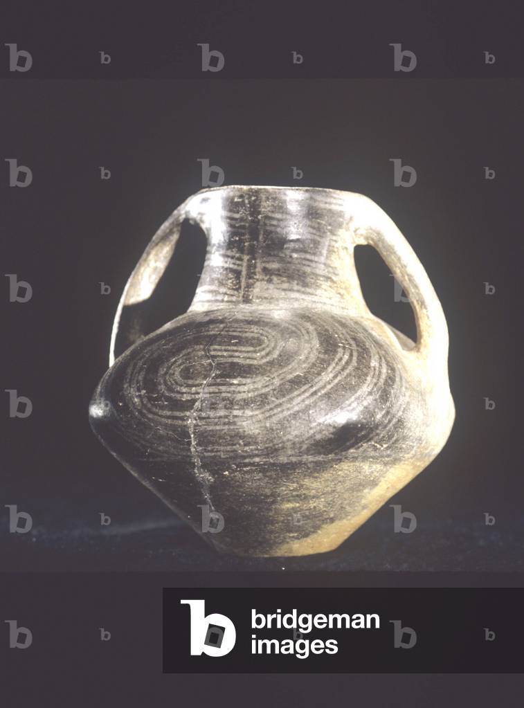 Neolitico Karanova 6 stile ceramica, 6/5 mulino a.C. Bulgaria