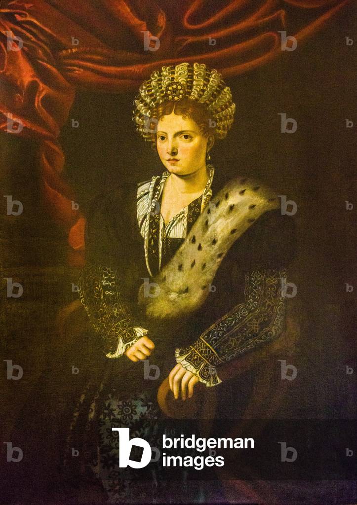 Image de Peinture représentant Isabella d'Este 1640 par Titian