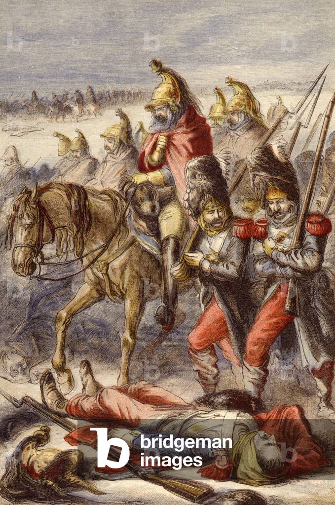 The Retreat from Moscow (chromolitho) by J. H. Nicholson