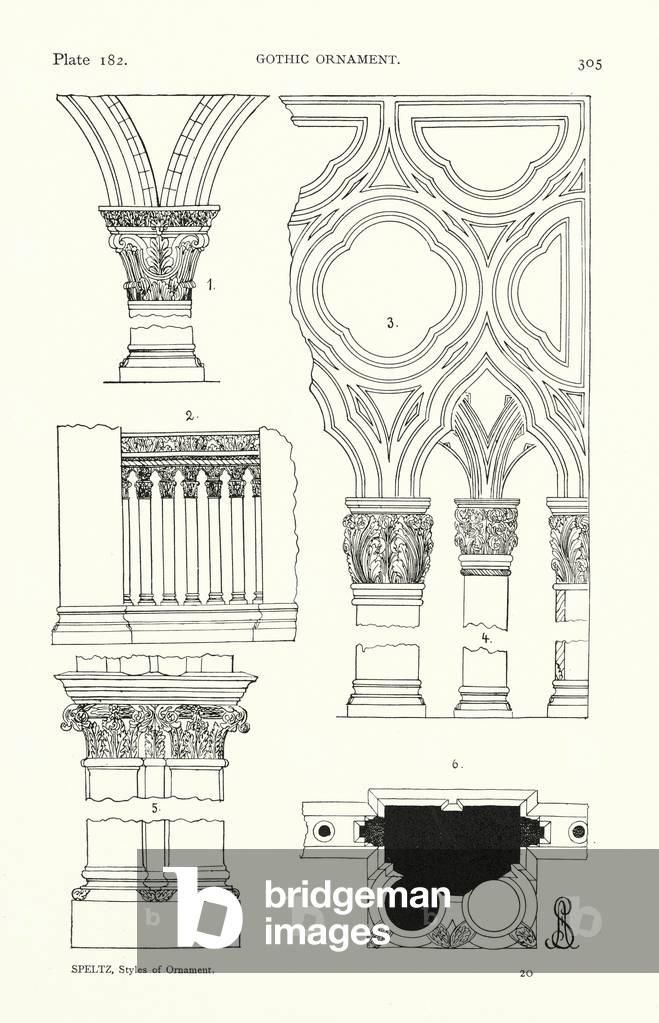 Ornamento gotico (litografia)