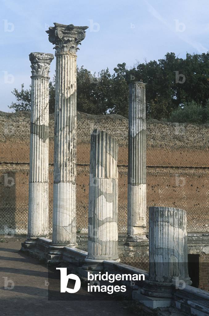 Image of Italy, Latium Region, Rome Province, Tivoli, Hadrian’s Villa ...