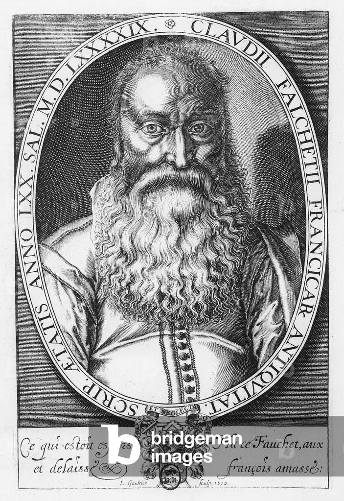 Claude Fauchet, 1610 (engraving)