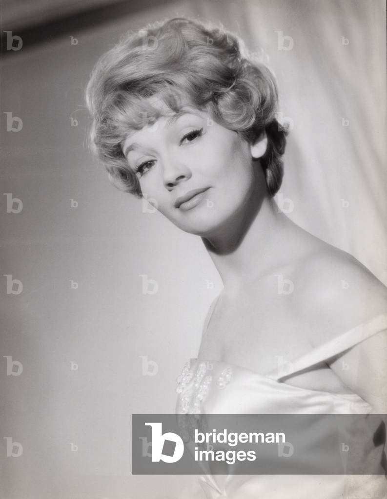 Schweizer Schauspielerin Liselotte Pulver, Deutschland um 1963 (s/w Foto)