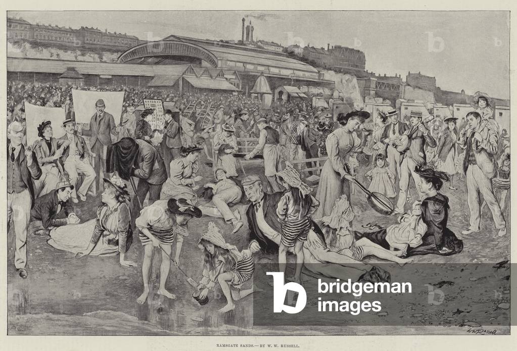 Immagine di Stampa "Ramsgate Sands (lito)" di Walter Westley Russell