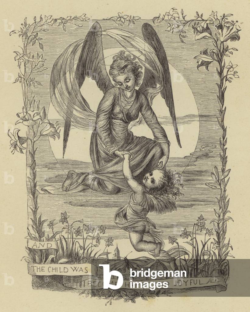 Et l'enfant était devenu heureux et joyeux (litho)