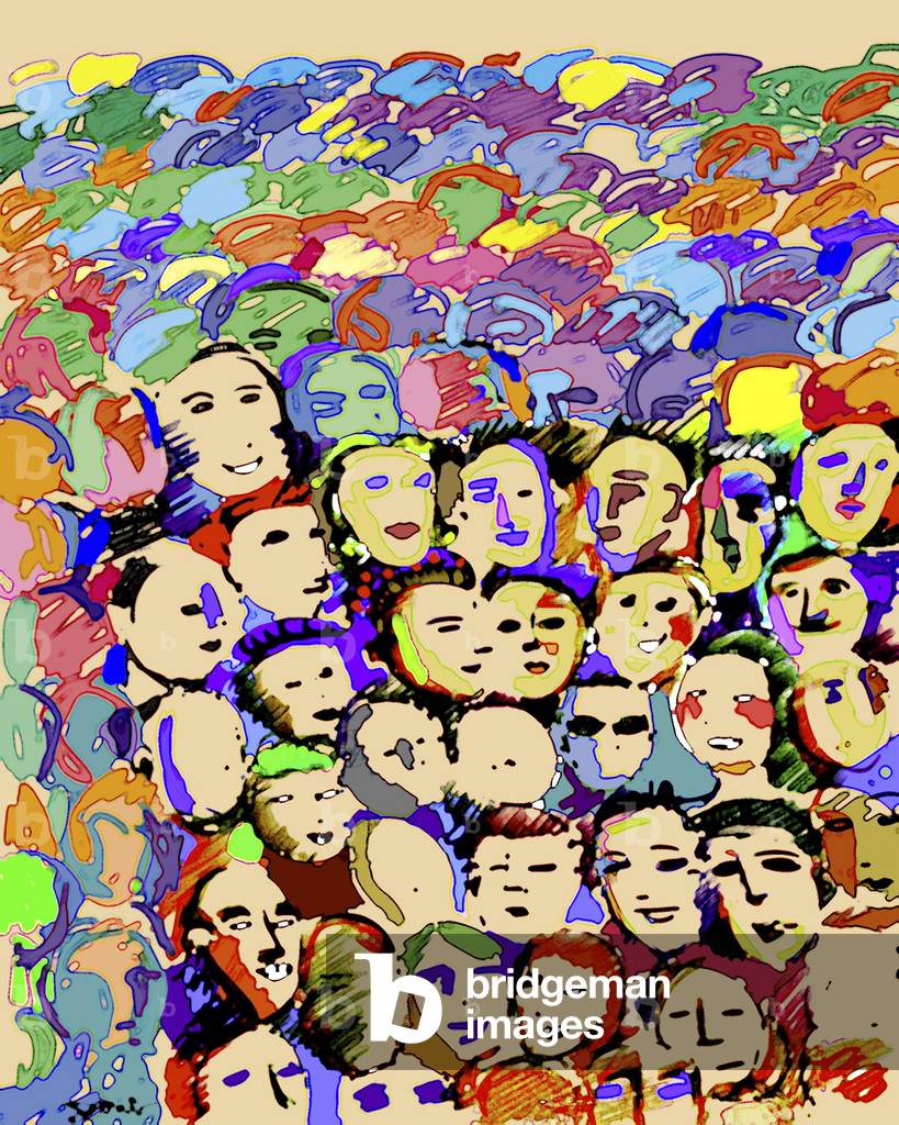 Crowd Scheme #1, 2002 (computer graphics)