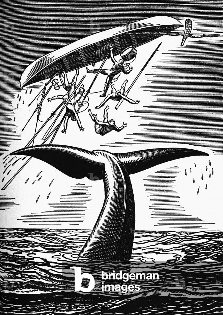 "«Moby Dick»" di Rockwell Kent, b/w