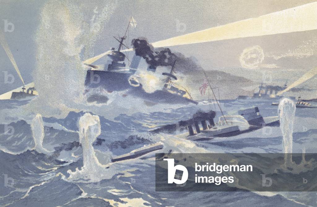 Russo-Japanese War by Japanese Artist