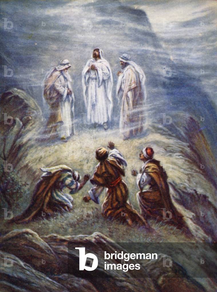 La Transfiguration (litho couleur) 1901 par Evelyn Stuart Hardy