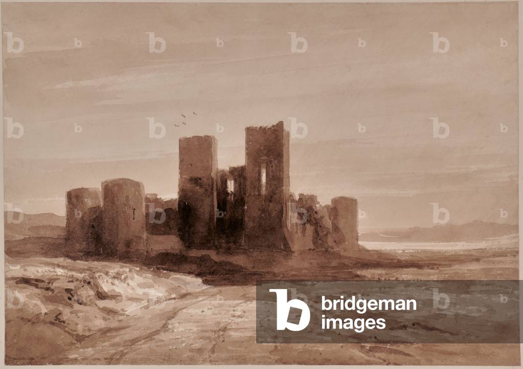 Image de Peinture représentant Paysage avec château 1810 par Edward Pretty