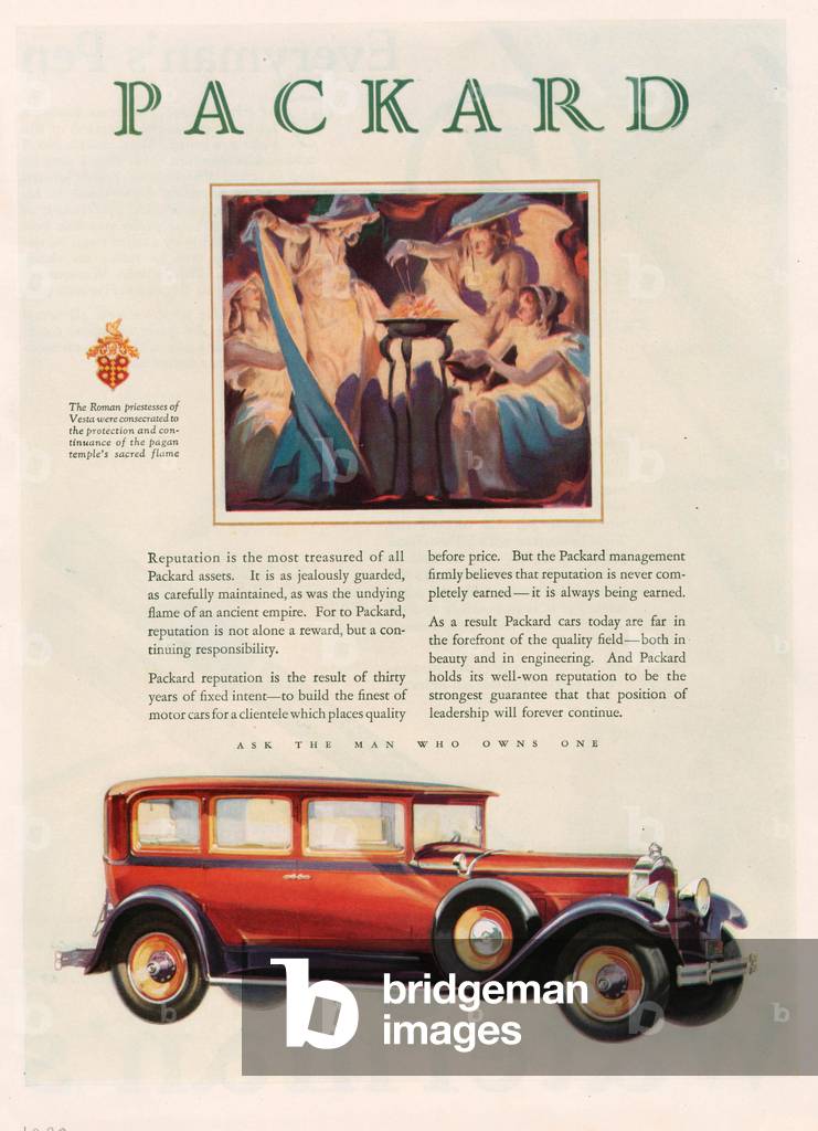 Packard Magazine, Werbung, USA, 1920er Jahre