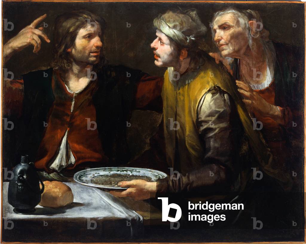 Esau sells his birthright, 1640 (oil on canvas)