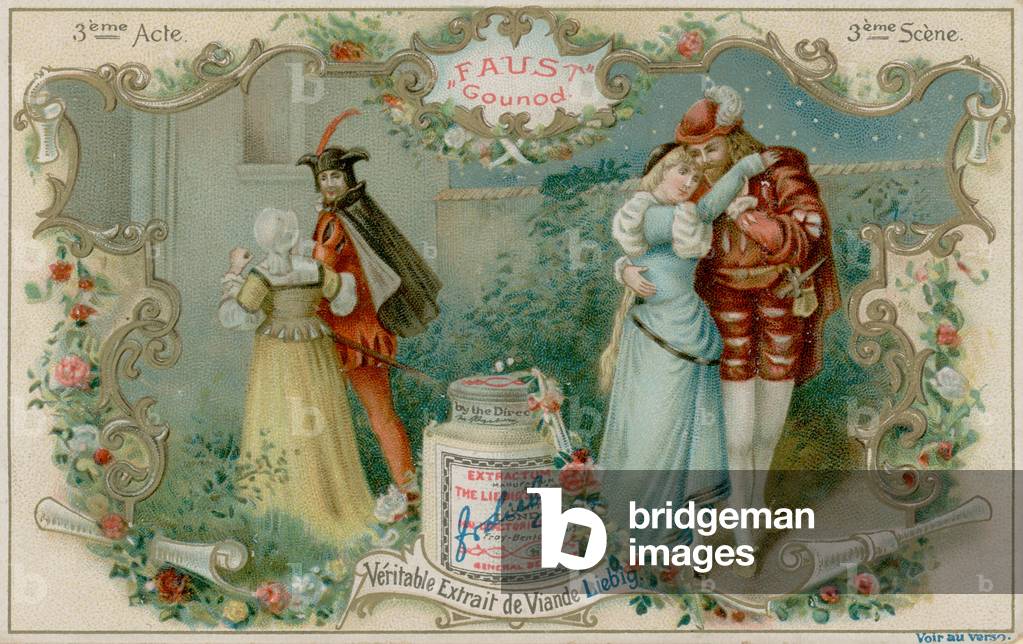 Il Faust di Gounod. (cromolito)