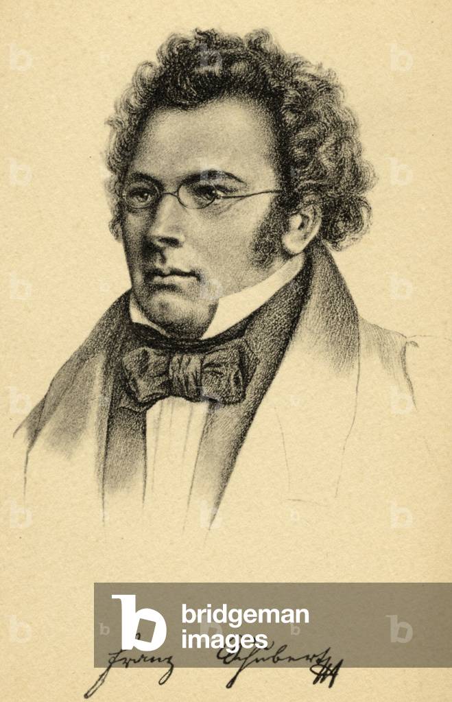 Franz Schubert  -, b/w