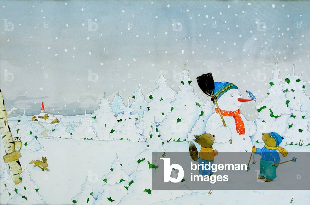 Costruisci un pupazzo di neve