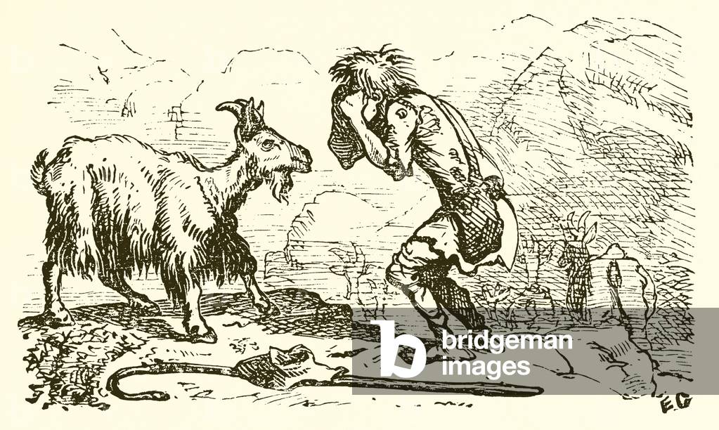 Il capretto e la capra (incisione)