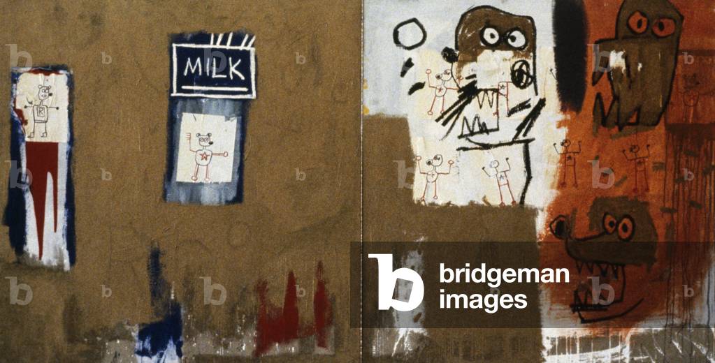 Wolves by Jean Michel Basquiat