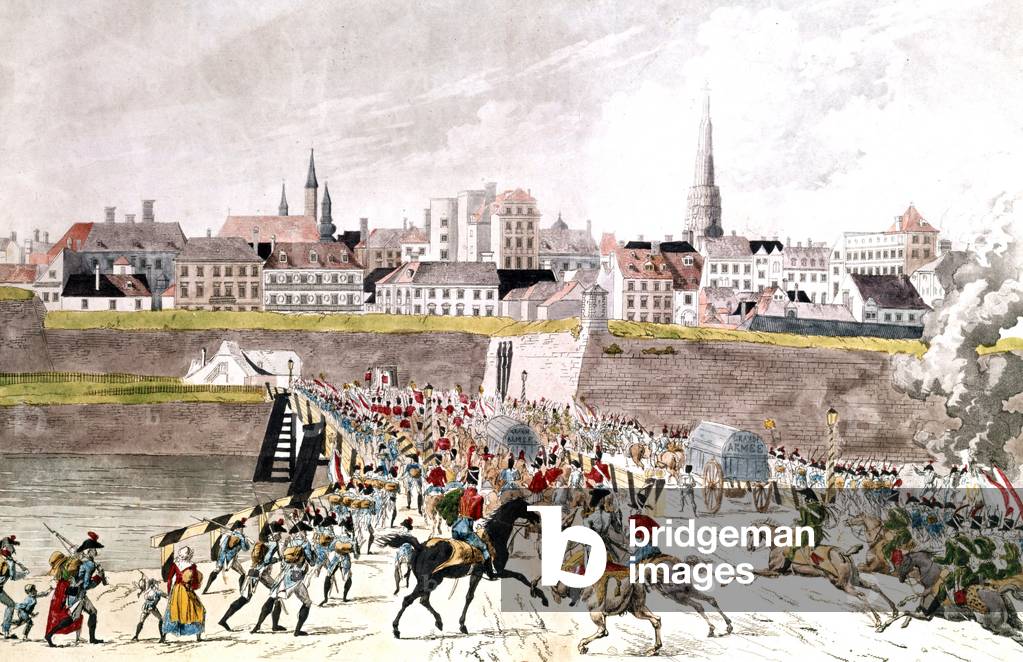 L'ingresso trionfante dell'esercito francese a Vienna, 13 novembre 1805 (incisione)
