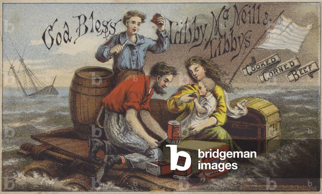"God Bless Libbys Gekochte Corned Beef (chromolitho)" 1801 von American School