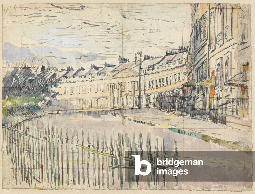 "Una vista di Lansdown Crescent" di Walter Richard Sickert