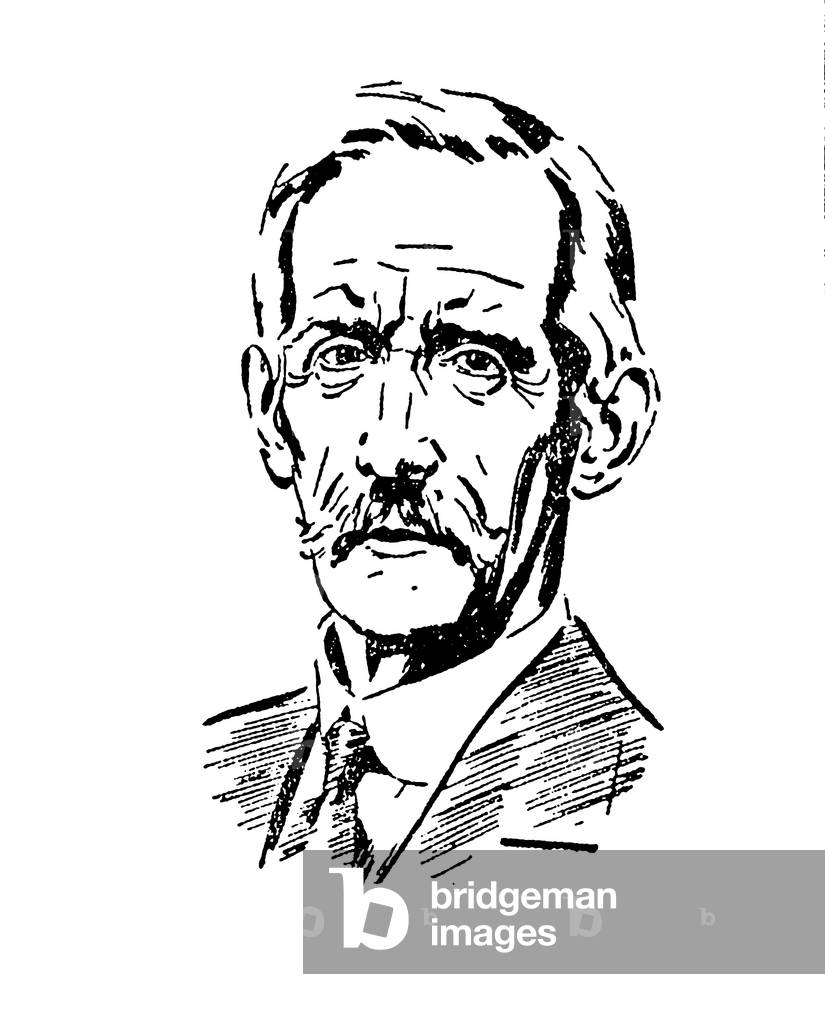 Ritratto di Sir Frederick Gowland Hopkins, biochimico inglese (litografia)