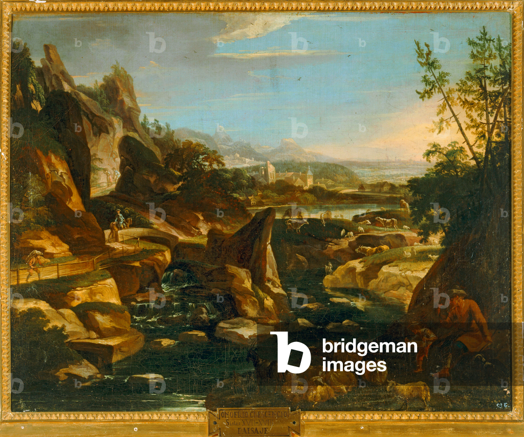 Image de Peinture représentant Paysage par Crescenzio Onofri