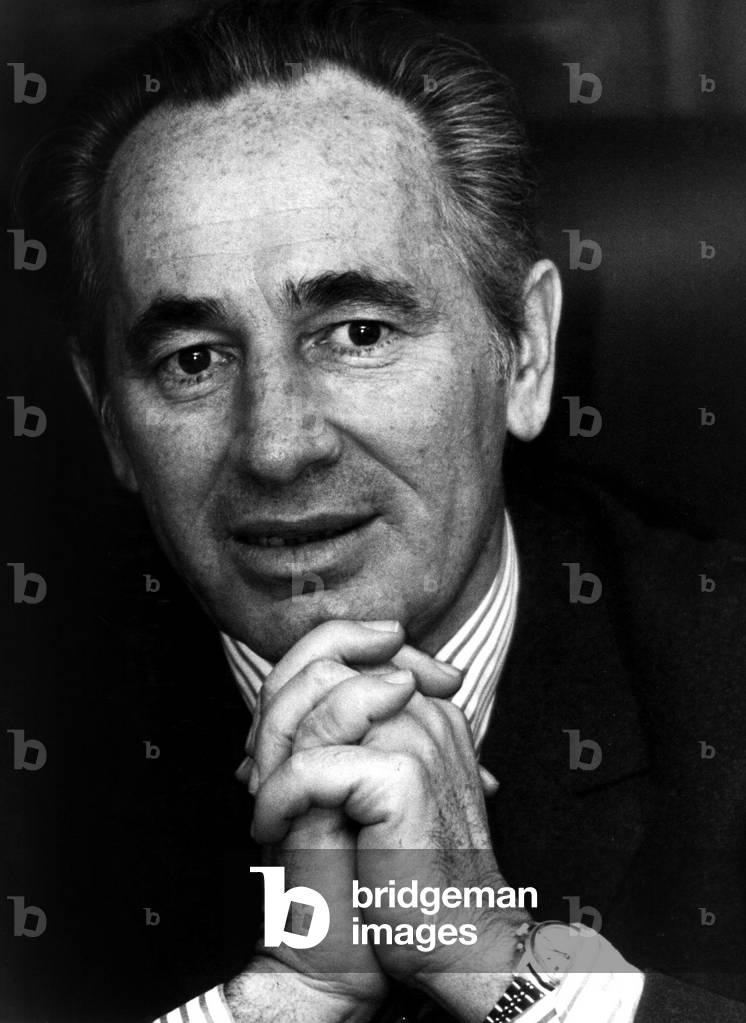 Shimon Peres Israeli Politician, Prime Minister here C; 1993 (photo)