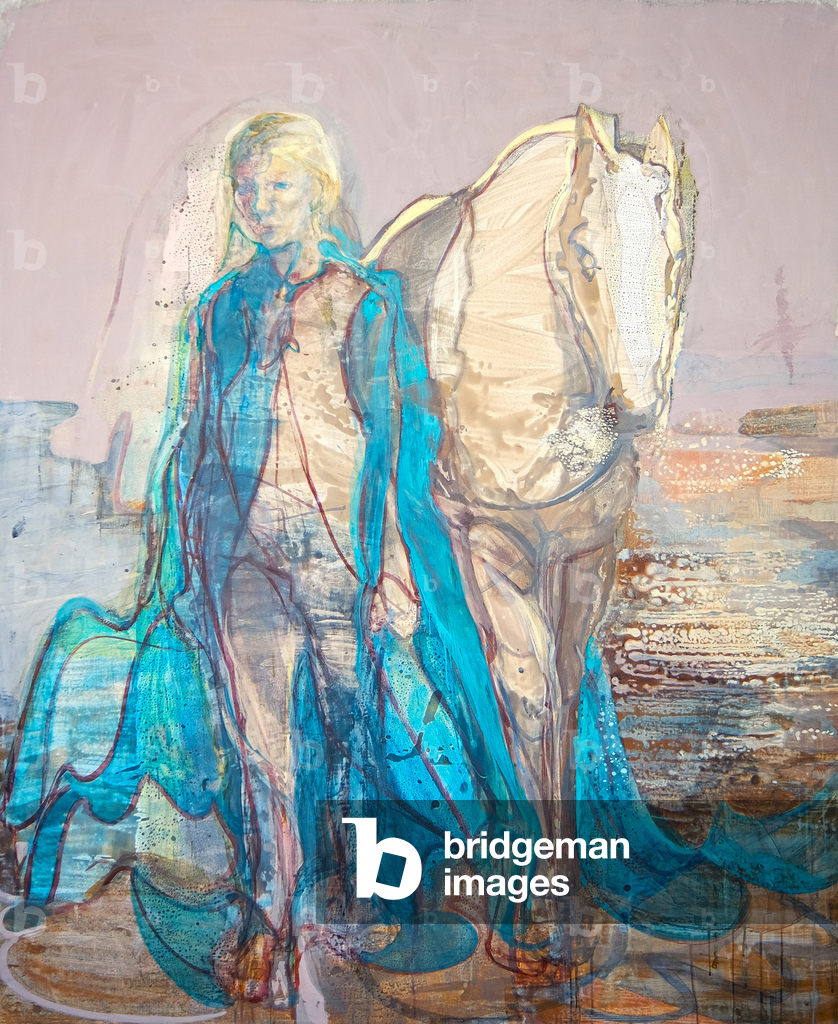 Image of Painting depicting The Birth of The Goddess 2 2020 by Eugenie Vronskaya