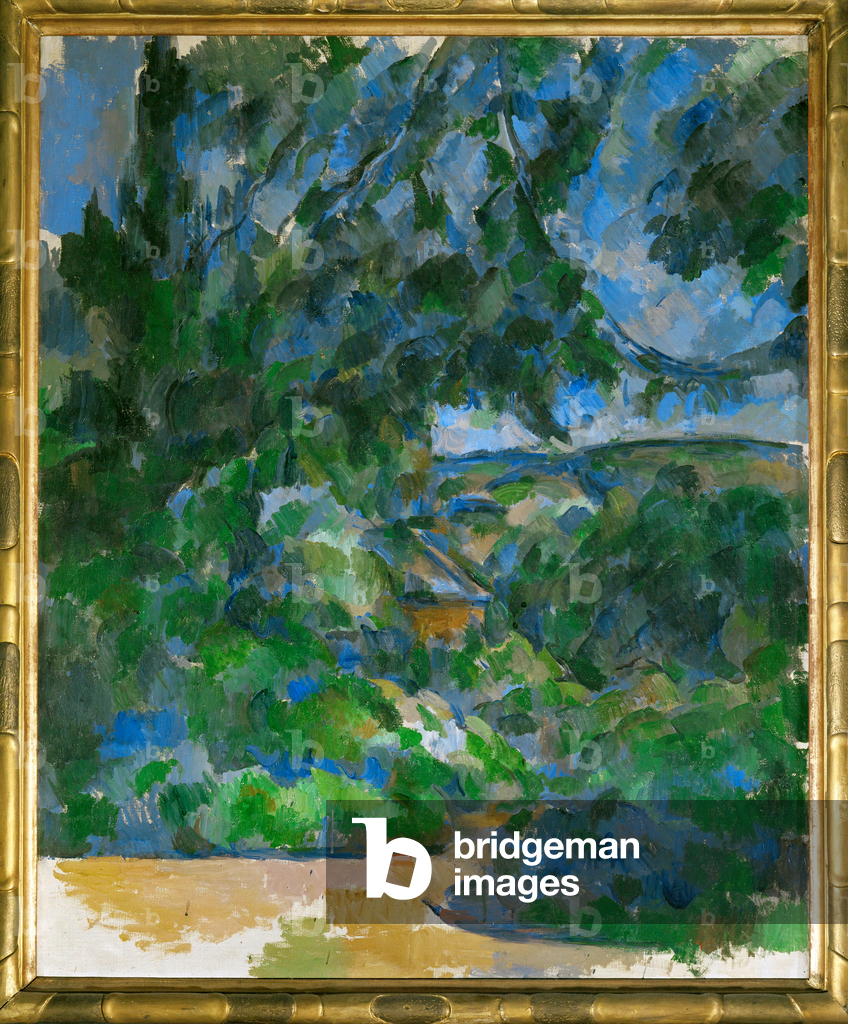 Bild von Gemälde "Blaue Landschaft" 1904 von Paul Cezanne