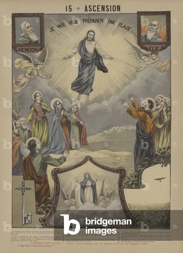 "Ascensione (colore lito)" 1801 di French School