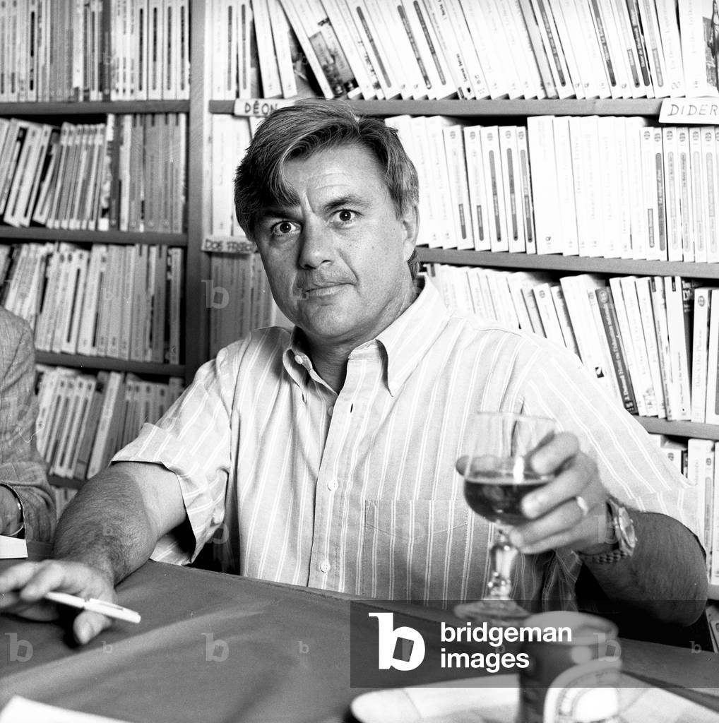 Bild von Fotografie "John Irving" von Louis Monier, b/w