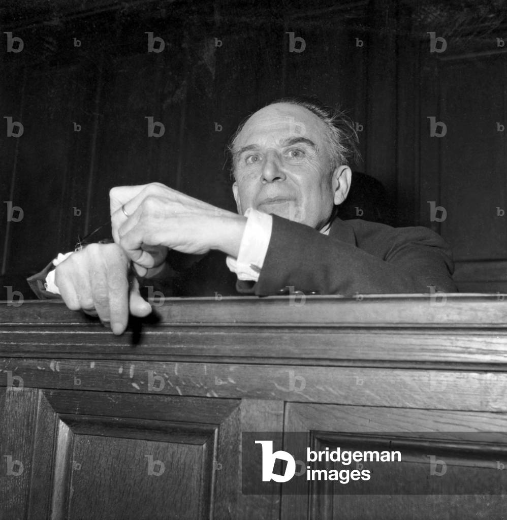 Image of Trial of French Politician Henri Labroue (Who Took Part Into