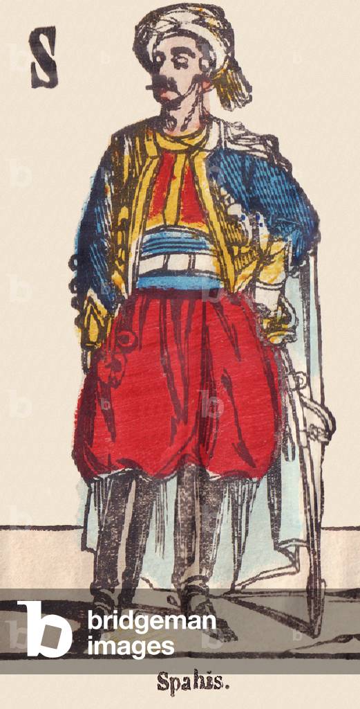 Image of Print depicting Spahis 1860 by French Artist