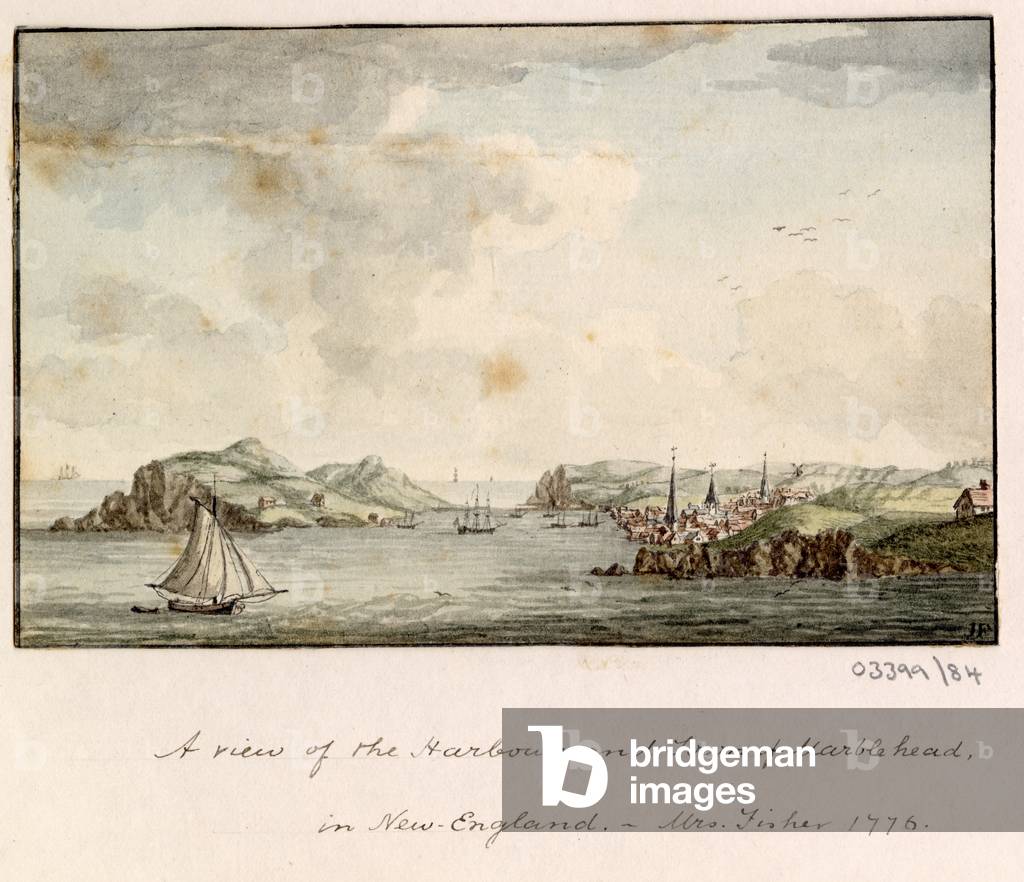 Una serie di schizzi, vedute della Gran Bretagna, del continente e dell'America 1772-1778 (w/c)