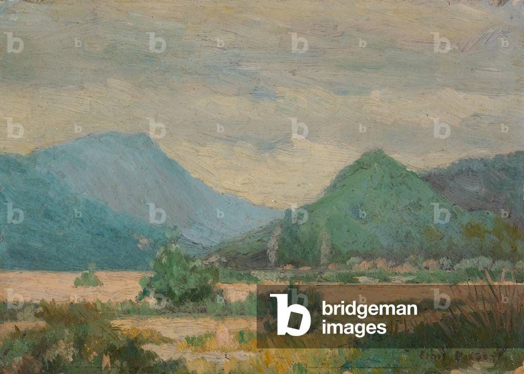 Country Club, Ipanema, 1918 (olio su composizione pannello di legno)